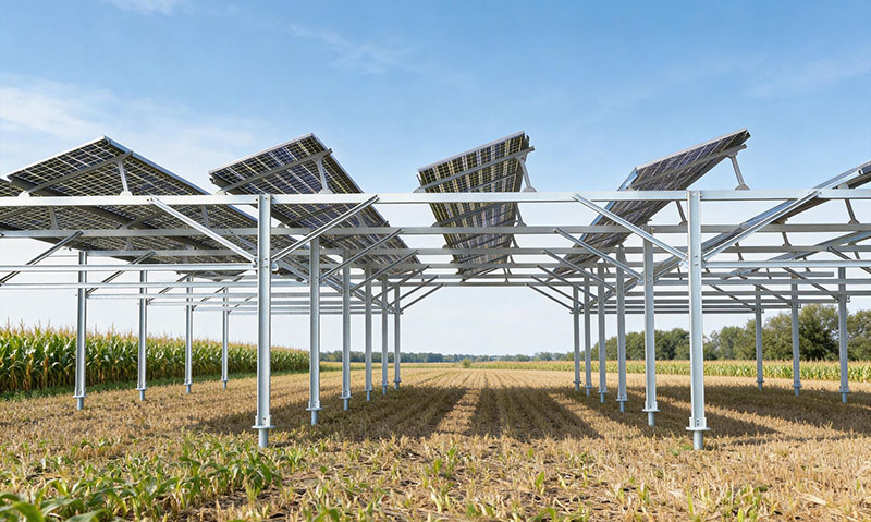 Struttura di montaggio agrovoltaico