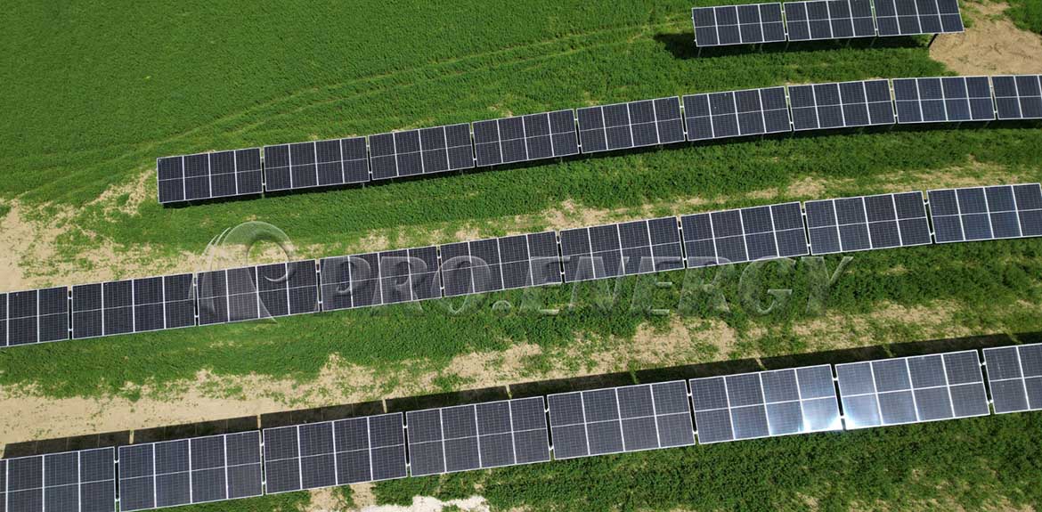 Soluzione di sistema di montaggio agrovoltaico da 1 MWp