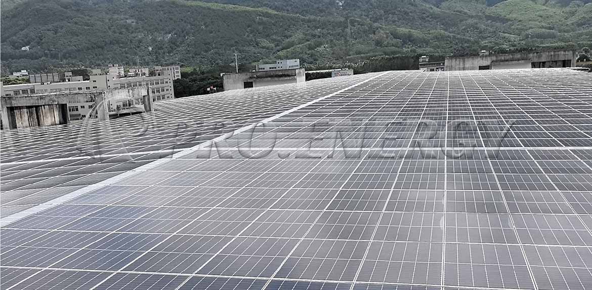 Soluzione di sistema di montaggio solare BIPV da 1,2 MWp su tetto