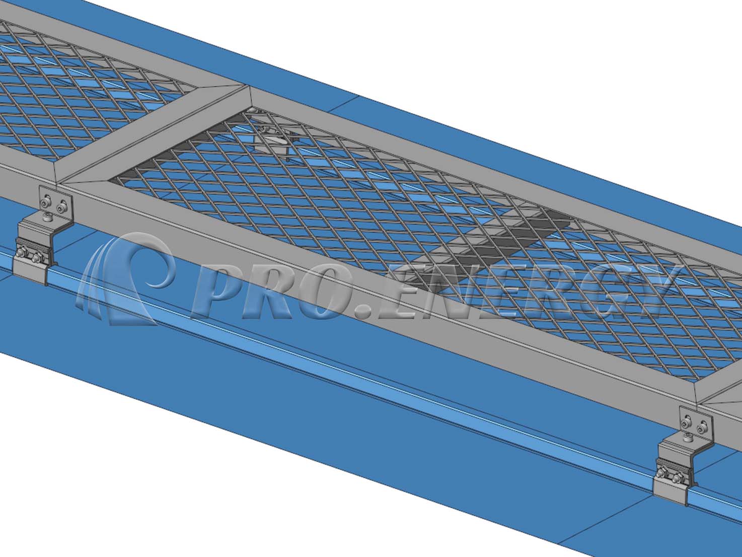 High Load Bearing Steel Walkway
