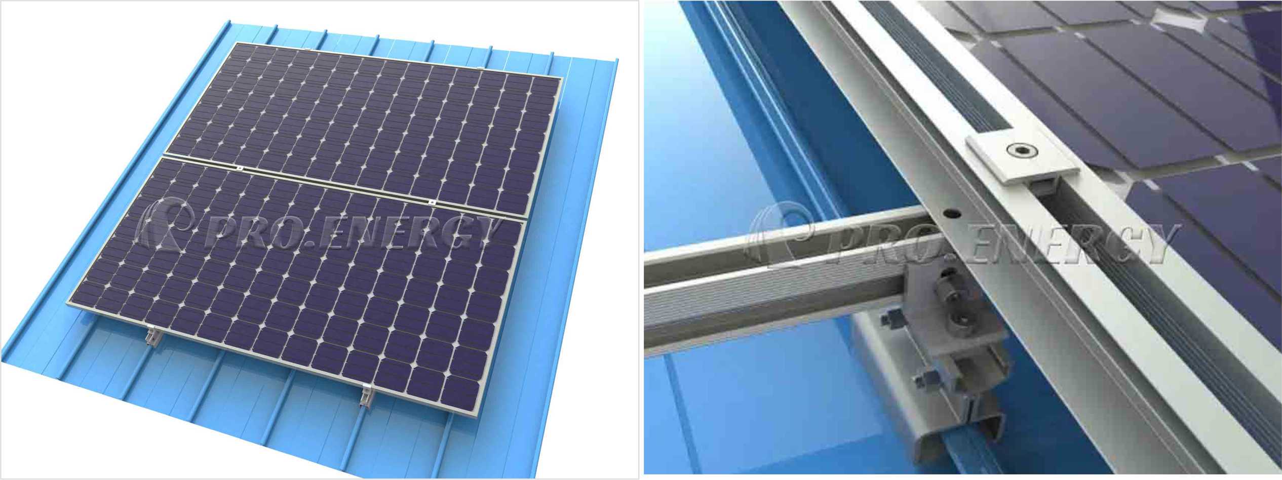 Metal roof solar clamp 
