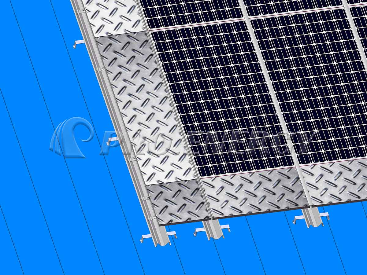 Rooftop walkway system 
