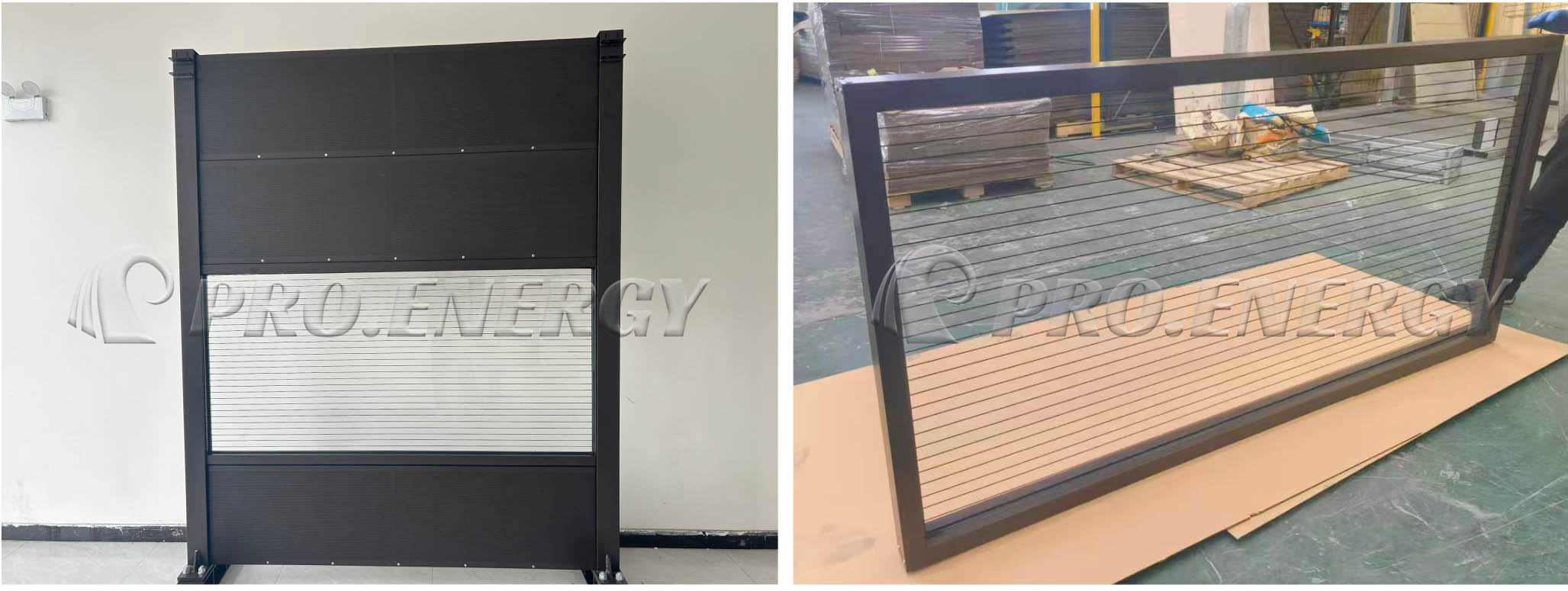 Transparent acrylic sound‑insulation barrier installed at outdoor photovoltaic site Transparent acrylic sound‑insulation barrier installed at outdoor photovoltaic site
