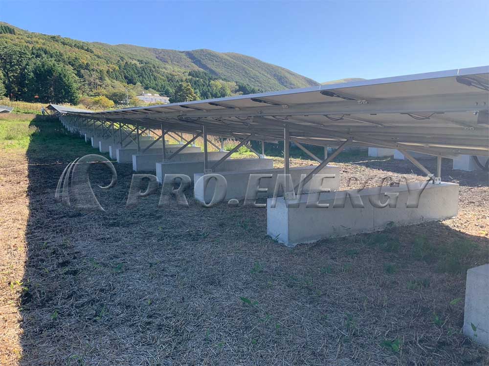 Outdoor pv ground‑mount installation