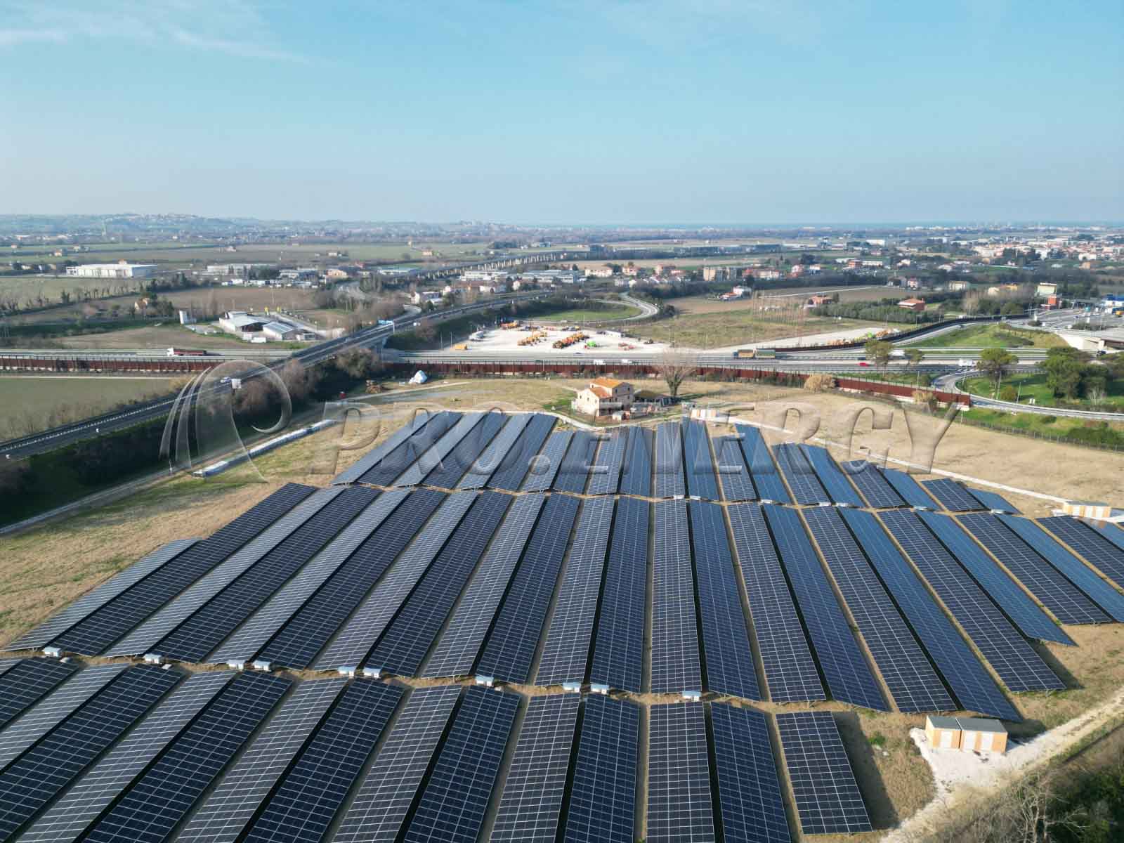 Solar PV ground racking system