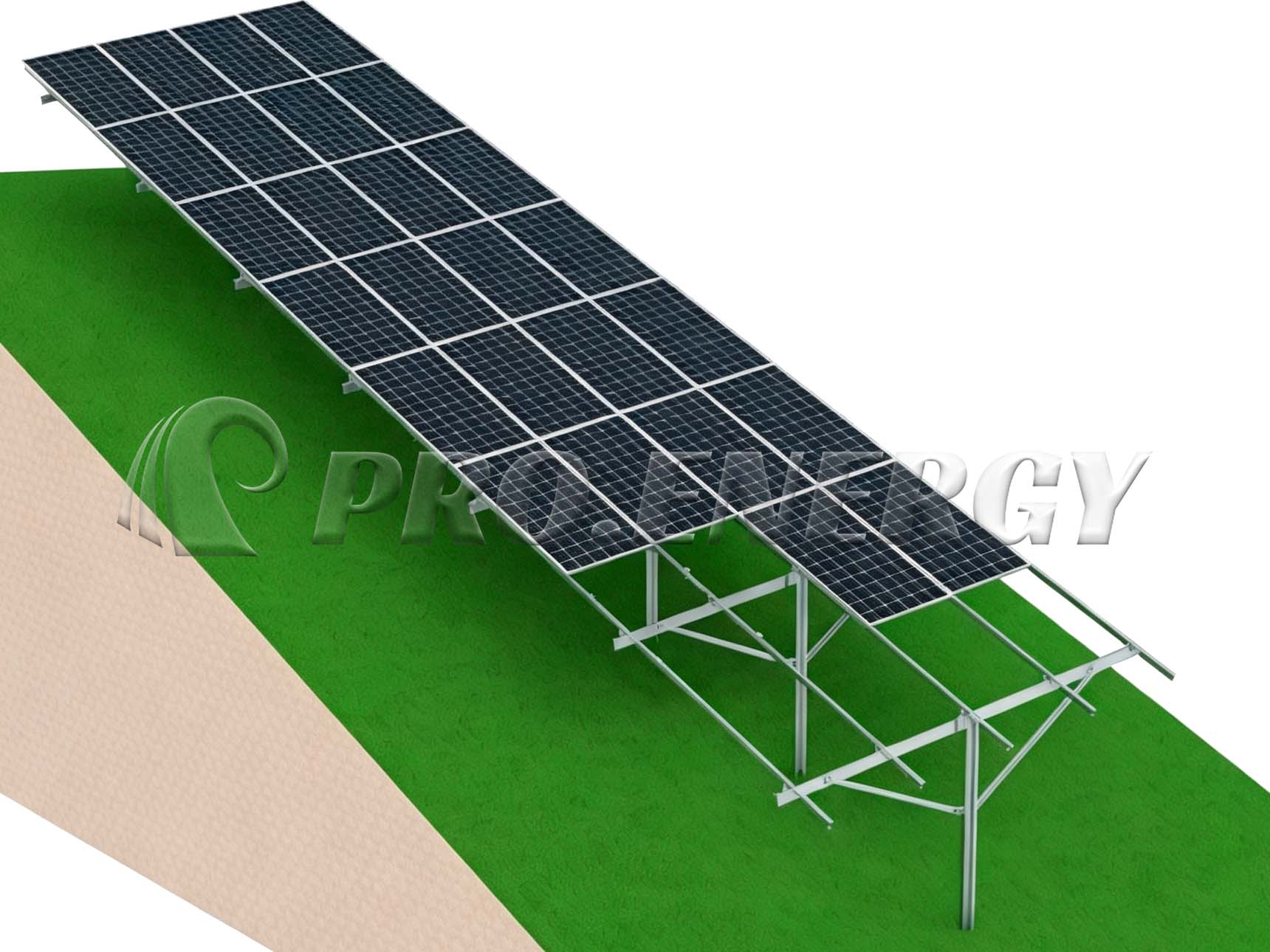 Carbon steel single post foundation