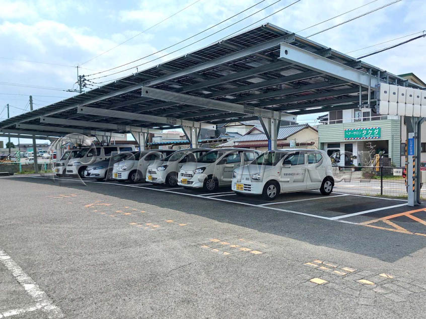 PROFENCE.ENERGY solar carport mounting system project in Japan