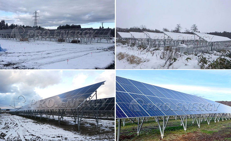 PROFENCE.ENERGY ha spedito con successo i sistemi di scaffalatura a terra ZAM a Hokkaido, in Giappone.